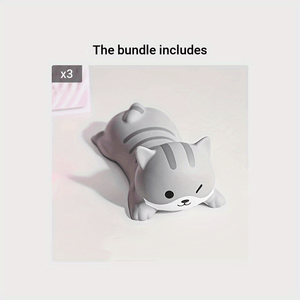 Ergonomic Wrist Rest Support - Cute Slow Rising PU Mouse Pad - Perfect for Computer Desks & Office Supplies