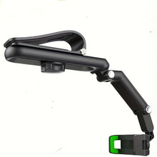 Load image into Gallery viewer, Universal 1080° Rotating Sun Visor Cellphone Car Holder - Multi-Functional Mobile Phone Mount for iPhone 7 Inch Support with Telephone Compatibility - Easy Installation and Adjustable Viewing Angle
