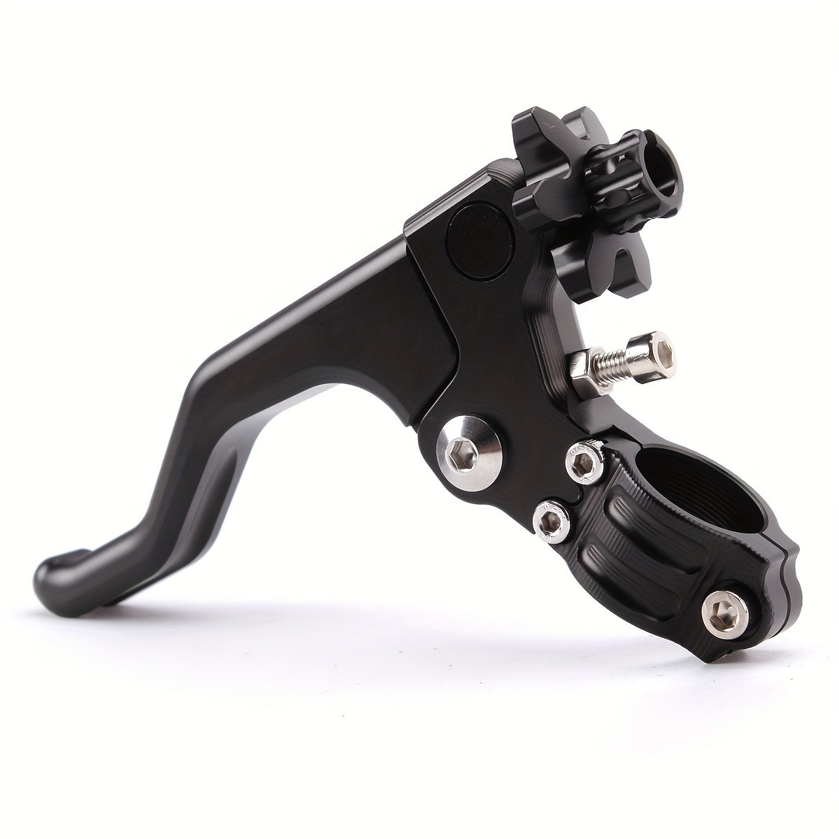 "FXCNC CNC Aluminum Surface Performance Stunt Clutch Lever Mount Bracket - Anodized, Universal 7/8"" 22mm - For Motorcycles - Enhance Clutch Control & Style - Great Gift for Motorcycle Enthusiasts"