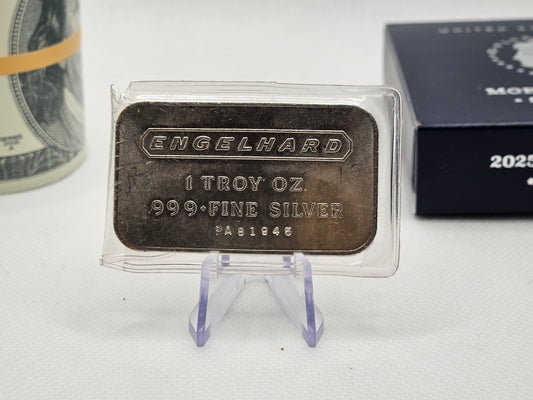 1oz Silver Bar Poured Casted Silver .999 Pure Branded Silver Bar Invest Now Cheap