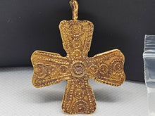 Load image into Gallery viewer, Very Rare Gold Byzantine Cross Recovered from a Shipwreck
