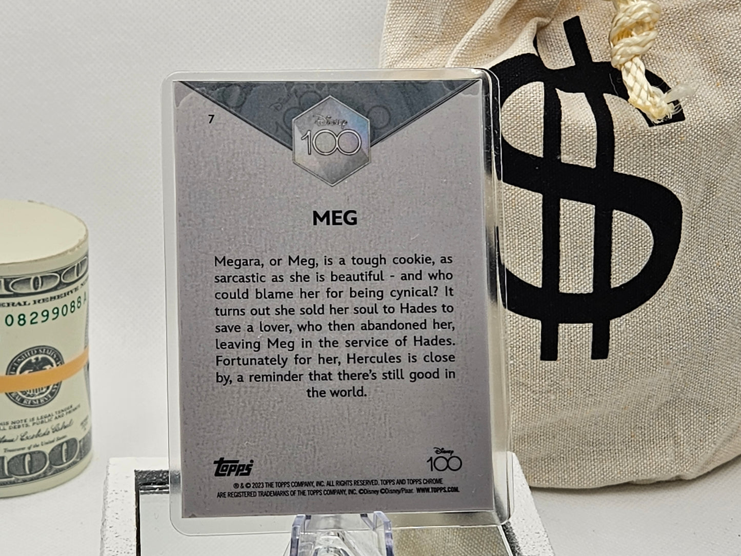 1 Grain Pure Silver Bar in Premium Disney Silver Bar in Card Assay .999 Meg