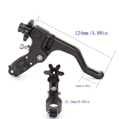 "FXCNC CNC Aluminum Surface Performance Stunt Clutch Lever Mount Bracket - Anodized, Universal 7/8"" 22mm - For Motorcycles - Enhance Clutch Control & Style - Great Gift for Motorcycle Enthusiasts"
