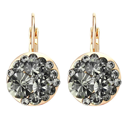 1 Pair of Exquisite Vintage-Inspired Drop Earrings for Women, Elegant Accessories
