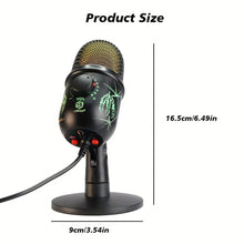 Load image into Gallery viewer, RGB Condenser Microphone with Noise Reduction - Perfect for Computer Dubbing, Live Streaming, and Gaming!
