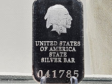 Load image into Gallery viewer, 1/2oz Silver Vintage Bar .999 Fine Indian Head Serial Numbered Illinois Bar
