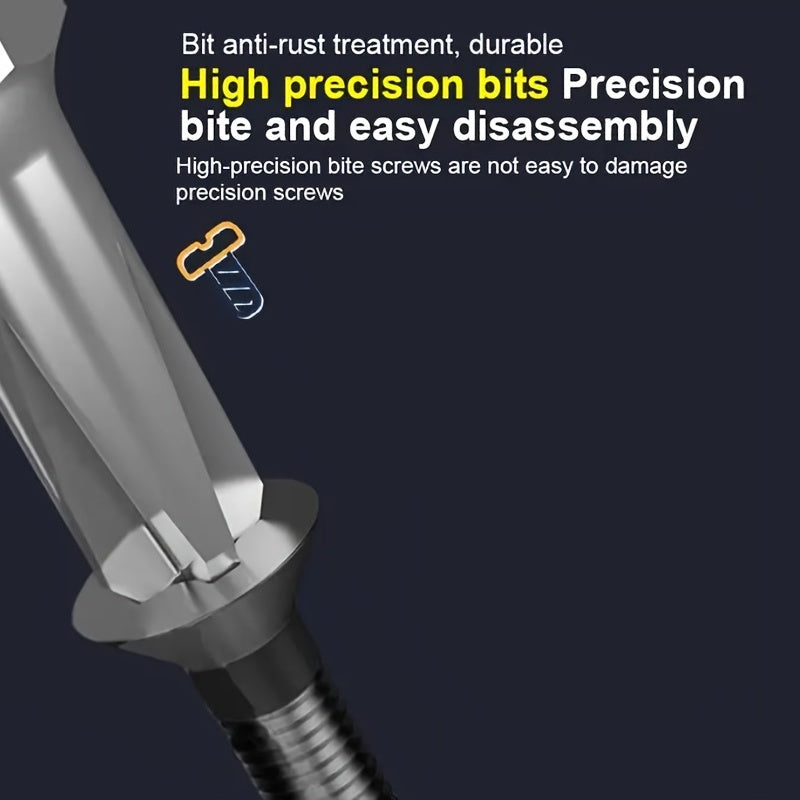 115 In 1 Computer Repair Kit Magnetic Precision Screwdriver Set Small Impact Screw Driver Set With Case For Smartphone, IPad, PC, Camera, Laptop, Glasses, Watch, Mini Pocket Tool Set