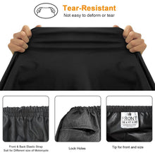 Load image into Gallery viewer, Comnova Motorcycle Cover 104 Inch 600D Universal Motorcycles Cover Waterproof with Lock-Holes All Season Large Motorbike Vehicle Scooter Cover for Harley Davidson Honda Suzuki Kawasaki Yamaha
