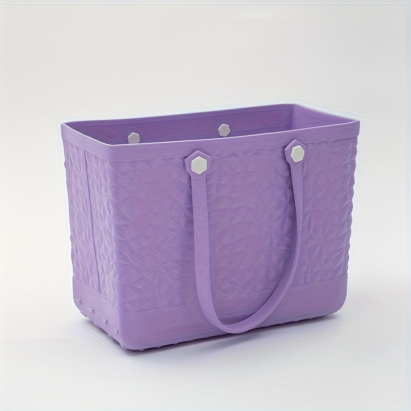 EVA Beach Tote Bag, Large Capacity Tote Bag For Beach, Pool Boat, Groceries, Sports