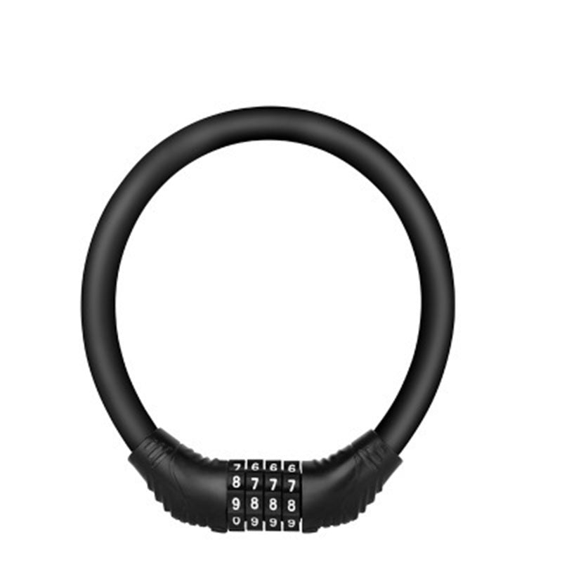 Security Bike Lock, 4 Digit Resettable Combination Cable Lock For Bicycle