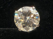 Load image into Gallery viewer, Gem Stone King Brand Silver Necklace with Diamond Pendant and Earrings
