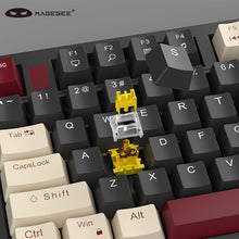 Load image into Gallery viewer, MageGee 75% Mechanical Gaming Keyboard With Blue Switch, LED Backlit Keyboard, 87 Keys Compact TKL Wired Computer Keyboard For Windows Laptop PC Gamer Gift For Birthday/Easter/Boy/Girlfriend
