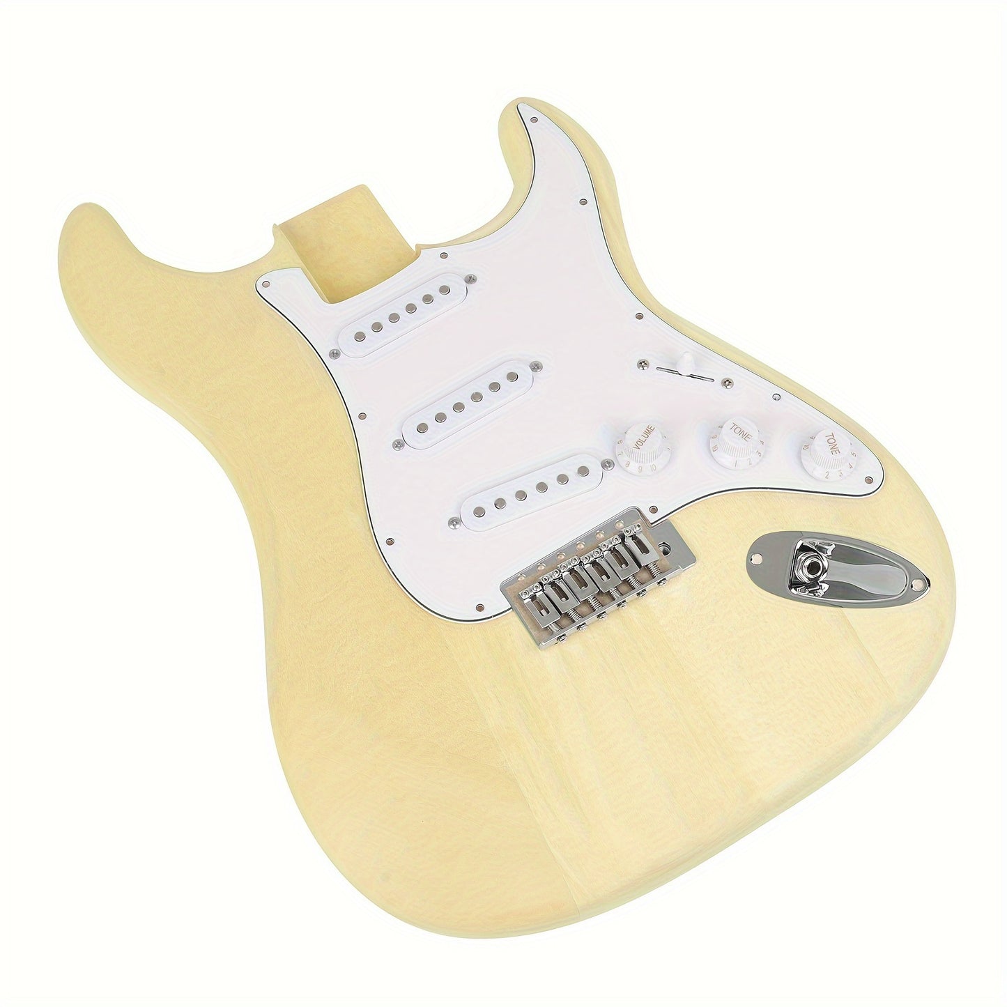 IRIN DIY-3 DIY Electric Guitar Assembly Full Set Of Handmade Accessories ST Wood Color Paper Box