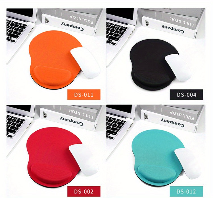 [One Ergonomic Wrist Support Cushion] Ergonomic EVA Wrist Support Cushion, Non-Slip Memory Foam Mouse Pad, Comfortable Skin-Friendly Desk Rest for Office Computer Use