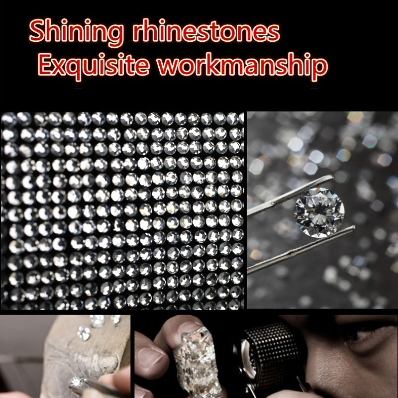 2pack Car Setting Seat Belt Protector Leather Bag Edge Shoulder Protector Car Interior Full Of Artificial Diamonds Modified Decoration Supplies