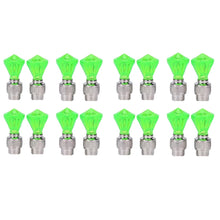 Load image into Gallery viewer, Cubidupi 4/8/16pcs Universal Fit LED Wheel Rim Lights, Plastic Material, Waterproof and Sun-Resistant, for Cars and Motorcycles, Blue and Green Breathing Fire Effect, Tire Valve Decoration
