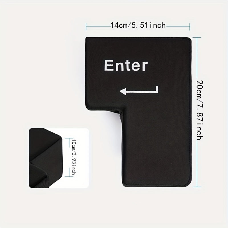 Big Enter Key, Super Large Enter Key Computer USB Enter Key Adult Venting Pillow Nap Pillow Decompression