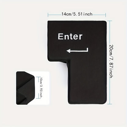 Big Enter Key, Super Large Enter Key Computer USB Enter Key Adult Venting Pillow Nap Pillow Decompression