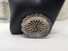 Load image into Gallery viewer, Amazing Aztec Style Real Native American Made Silver Pendant or Belt Buckle Indian Abiola Shell
