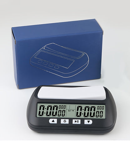 1pc Portable Digital Chess Clock with Count Up/Down Timer and LED Display - Perfect Gift for Chess Enthusiasts (Battery Not Included)