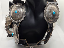 Load image into Gallery viewer, Amazing Vintage Native American Sterling Silver Jewelry with Turquoise Belt
