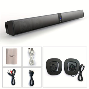 20W 3D Wireless Home Theater Computer Stereo Surround Speakers - Transformable into Two TV Speakers - Perfect Gift for Any Occasion