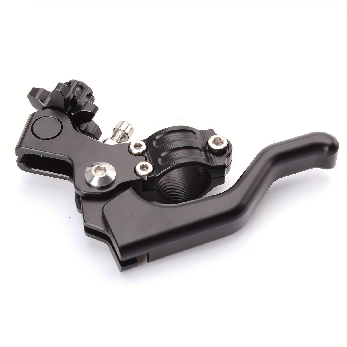 "FXCNC CNC Aluminum Surface Performance Stunt Clutch Lever Mount Bracket - Anodized, Universal 7/8"" 22mm - For Motorcycles - Enhance Clutch Control & Style - Great Gift for Motorcycle Enthusiasts"