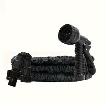 Load image into Gallery viewer, Durable Expandable Garden Hose With 7-Mode Nozzle For Dog Cleaning, Plant Watering, Car Wash, And Pet Shower
