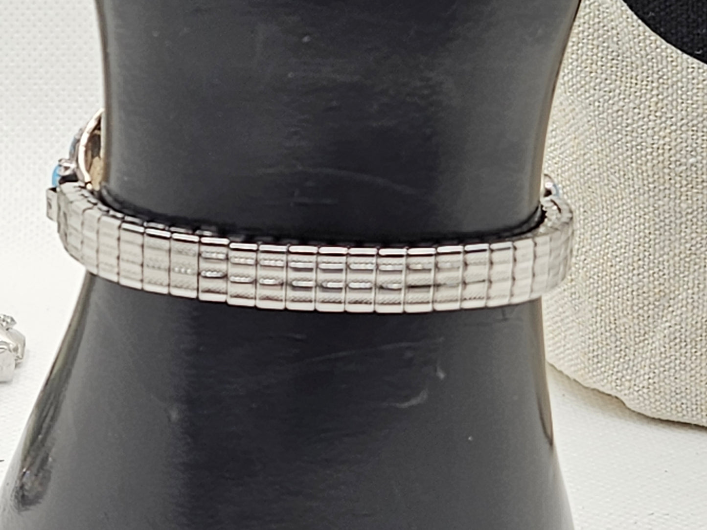 Vintage Native American Sterling Silver Watch with Turquoise 925 Silver Jewelry