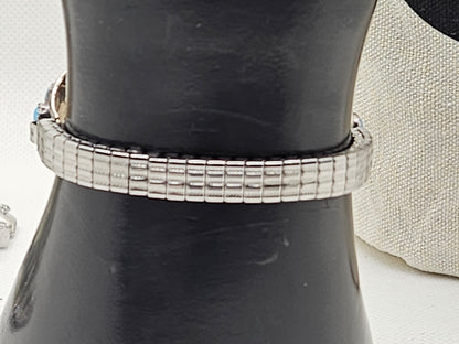 Vintage Native American Sterling Silver Watch with Turquoise 925 Silver Jewelry