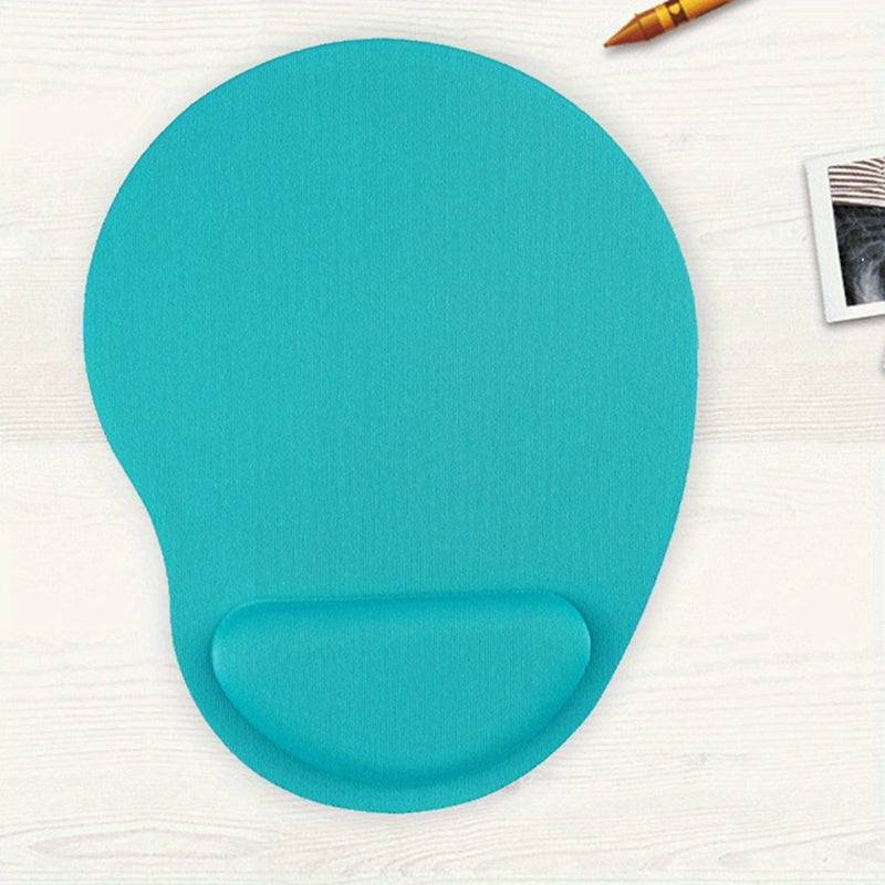 [One Ergonomic Wrist Support Cushion] Ergonomic EVA Wrist Support Cushion, Non-Slip Memory Foam Mouse Pad, Comfortable Skin-Friendly Desk Rest for Office Computer Use