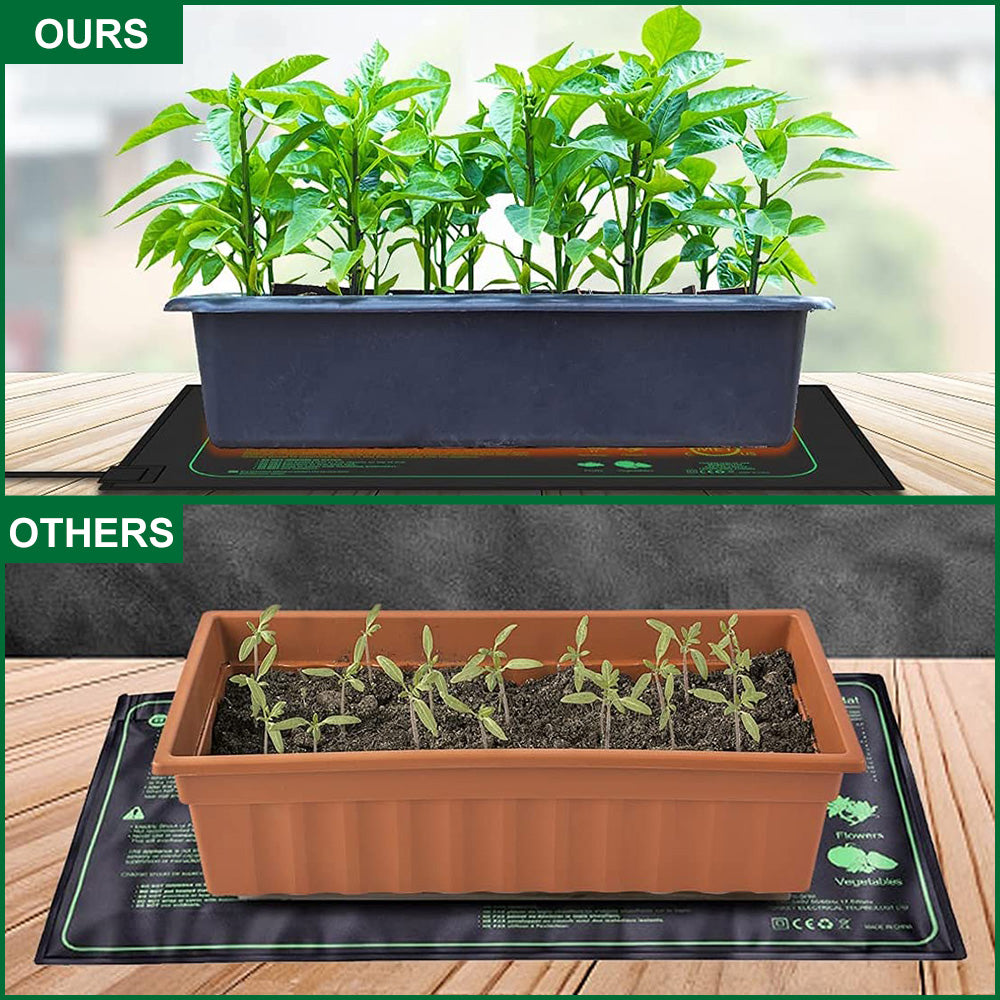 10/25/50CM Seedling Heat Mat Indoor Plants Germination Waterproof Heating Pad Propagation Clone Starter Mat EU/US/AU/UK Plug