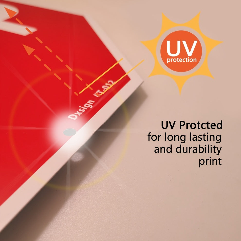 Stop Signs Traffic Aluminum 12''x12'' 30-mil Thick UV Ink Printing Outdoor Use For Doorway - Durable & Weatherproof - For Home & Business Security - Ideal Gift for Safety Enthusiasts