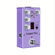 Load image into Gallery viewer, 40s Electric Guitar Effects Pedal with Seamless Looping, Unlimited Layering &amp; Premium Chorus, Delay, Coordinator Effects for Unmatched Soundscapes
