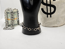 Load image into Gallery viewer, Vintage Sterling Silver 925 Link Bracelet Black Onyx 7.5 inch Jewelry Give Gift
