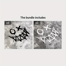 Load image into Gallery viewer, 1pc Devil Smiling Face Car Sticker Personality Modified Body Windshield Motorcycle Decoration Scratches Blocking Reflective Warning Stickers
