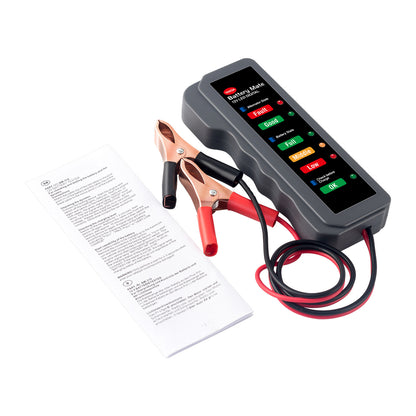 Mini 12V Car Battery Tester Digital Alternator Tester 6LED Lights Detect Display Car Tool Auto Battery Tester For Car Motorcycle