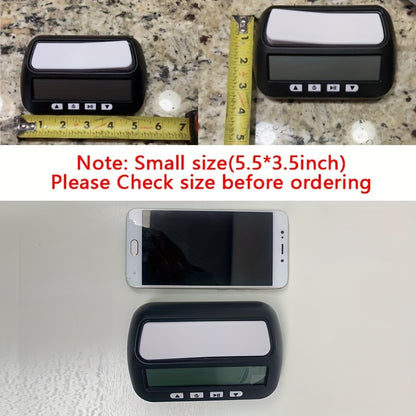 1pc Portable Digital Chess Clock with Count Up/Down Timer and LED Display - Perfect Gift for Chess Enthusiasts (Battery Not Included)