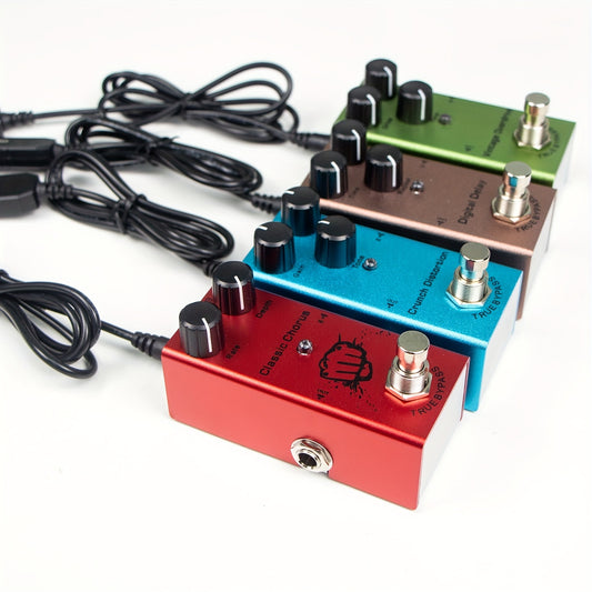 Electric Guitar Effect Mini Pedal Single Block Effect Classic Overload Metal Distortion Analog Delay Digital Delay DC 9V Eid Al-Adha Mubarak