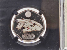 Load image into Gallery viewer, 2024 Millennium Falcon Graded Coin Ultra Cameo Graded 10 of 10 Silver 1oz Coin
