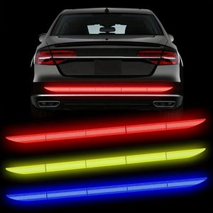 5pcs/set Car Reflective Sticker Warning Rear Safety Cover Anti-Collision Protection Sticker Rear Collision Prevention Warning Sticker Car Accessories