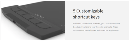 Convenient Thin and Light XENX Digital Tablet Computer, Handdrawn Tablet for Drawing, Handwritten Tablet Supporting Online Course and Mobile Phone Connection