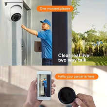 Load image into Gallery viewer, 1pc Smart Light Bulb Security Camera, E27 Base, 360° Panoramic View, Motion Detection, Two-Way Audio, Indoor/Outdoor, Enhanced Home Safety
