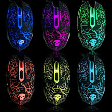 Load image into Gallery viewer, Rainbow LED Illuminated Gaming Keyboard Set - Keyboard &amp; Mouse Combos with 104 Keys, 2400DPI 6-Button Optical Mouse, and 3.5mm Wired Headset with Mic, Plus RGB Computer Speaker for PS4, Xbox, PC, and Laptop
