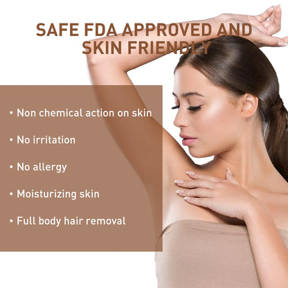 24k Pure Gold Collagen Easy Hair Removal Ladies Hair Root Softening Inhibit Hair Growth Women Body & Facial Hair Remover Cream