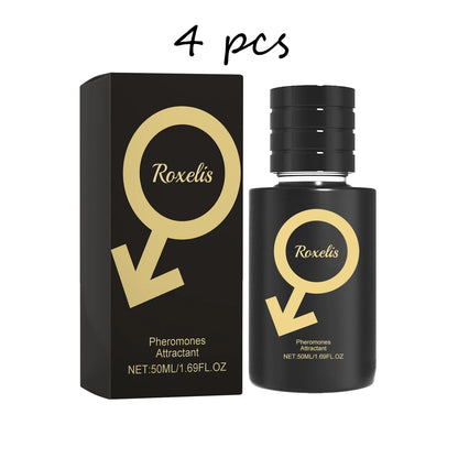 Roxelis Men Natural Scent Pheromone Perfume Charming Attractive Lasting Fresh Fragrance Men Perfume Spray for Bussiness Dating