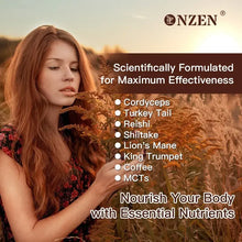 Load image into Gallery viewer, Premium Mushroom Coffee Powder: Arabica Coffee with 10-Mushroom Blend (Lion&#39;s Mane, Chaga, Reishi &amp; More) for Enhanced Focus, En
