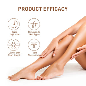 24k Pure Gold Collagen Easy Hair Removal Ladies Hair Root Softening Inhibit Hair Growth Women Body & Facial Hair Remover Cream