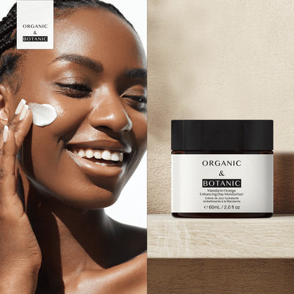 Organic & Botanic Mandarin Orange Day Moisturiser with Vitamin C & Sea Buckthorn 60ml | Lightweight Hydration