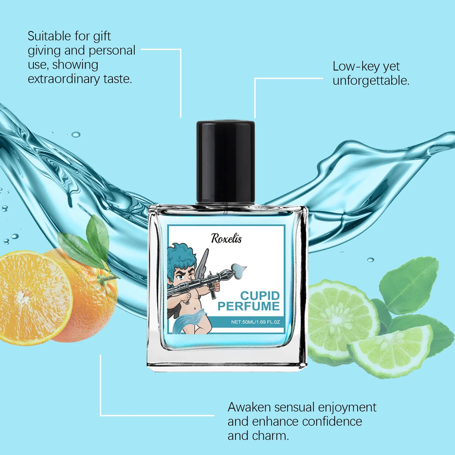 Roxelis Pheromone Perfume Spray Freshing Long Lasting Light Fragrance Flirt Seduction Aroma Elegant Release Charm Dating Perfume